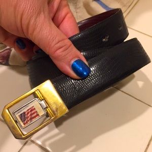 C.I. Made In Italy leather belt size 42